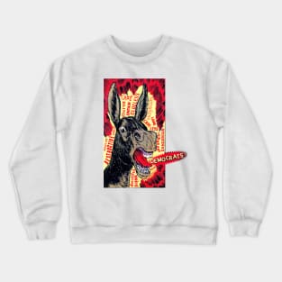 Democrat Donkey Crewneck Sweatshirt